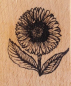 Preview: Motivstempel Sonnenblume klein