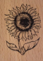 Preview: Motivstempel Sonnenblume