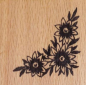 Preview: Motivstempel Sonnenblumenecke