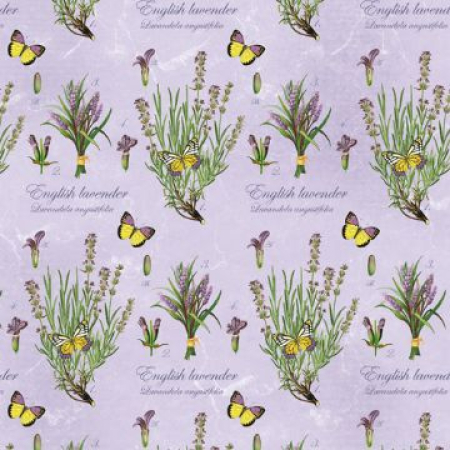 Geschenkpapier Botanical Lavender