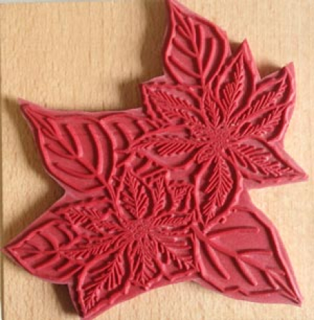 Motivstempel Poinsettias