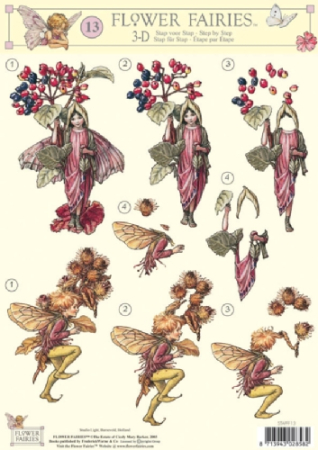 Flower Fairy 3D-Step-Bogen Nr. 13