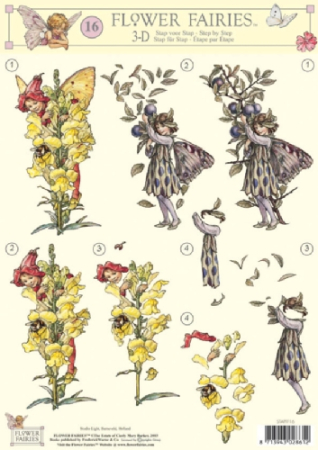 Flower Fairy 3D-Step-Bogen Nr. 16