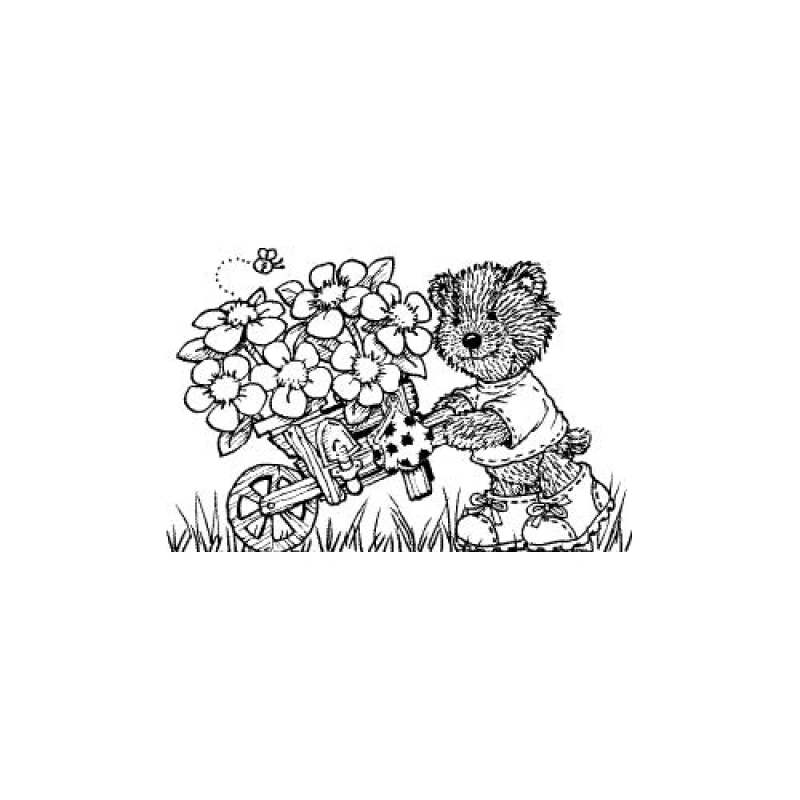 Motivstempel Garden Bear