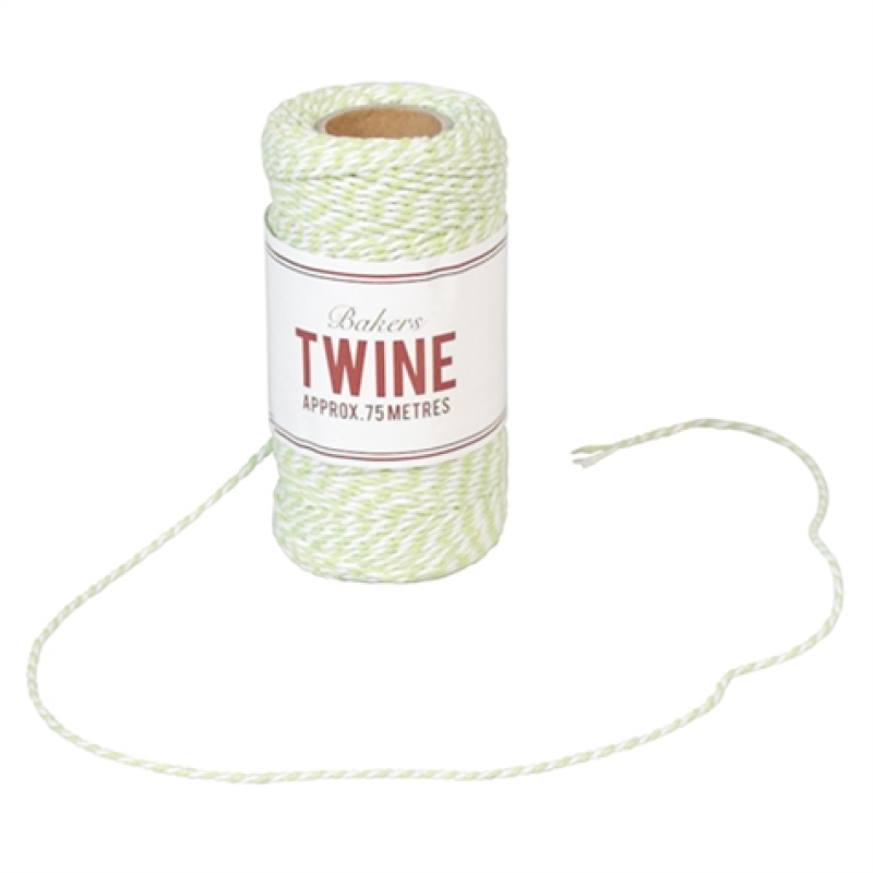 Bäcker-Garn (Bakers Twine) grün-weiß