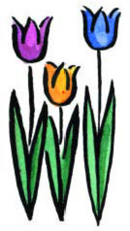 Motivstempel Three Tulips