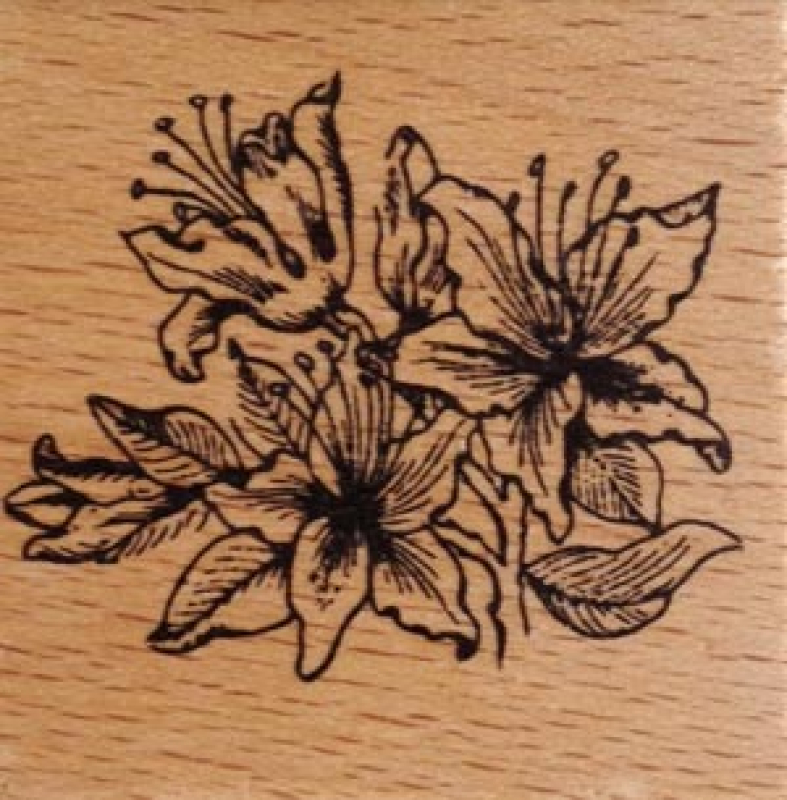 Motivstempel Lilienbouquet