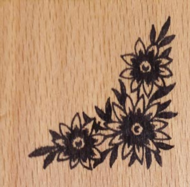 Motivstempel Sonnenblumenecke