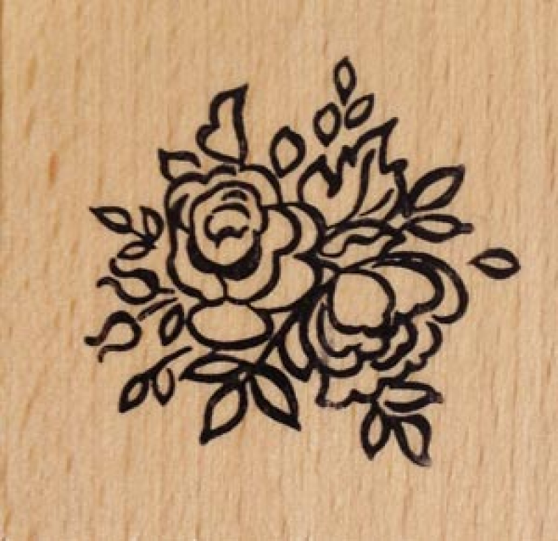 Motivstempel Bauernrosen