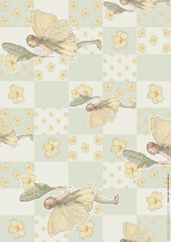 Flower Fairy Briefbogen / Hintergrundpapier Primel